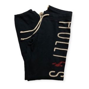 navy hollister sweatpants